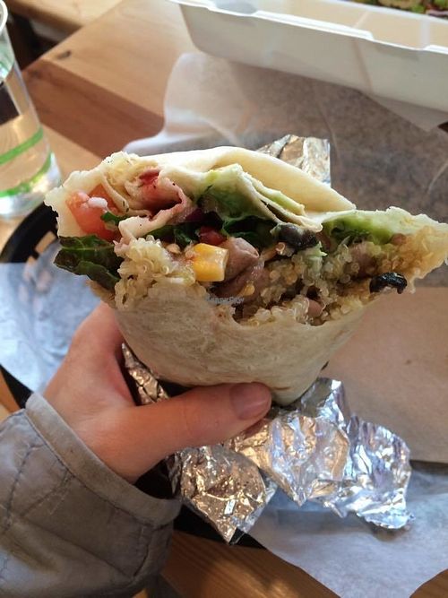 vegan burrito  at Flavorful in Stevensville