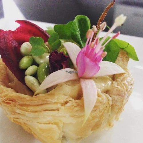 Summer tart at Crazy Bean Cafe in Great Bookham