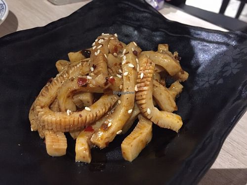 Spicy Vegetarian Jelly Fish at The Veggie in Kowloon