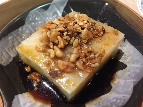 Steamed radish cake at The Veggie in Kowloon