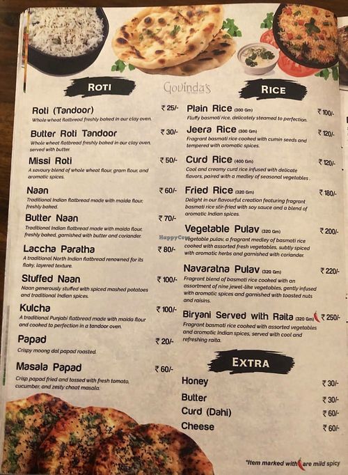   at Govinda's in Vrindavan