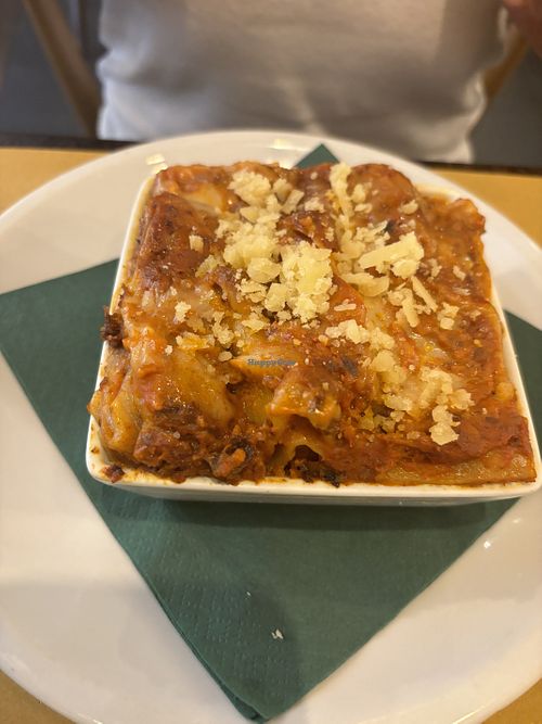 Lasagne  at Origano Campo de' Fiori in Rome