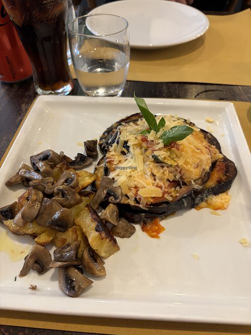 Eggplant dish   at Origano Campo de' Fiori in Rome