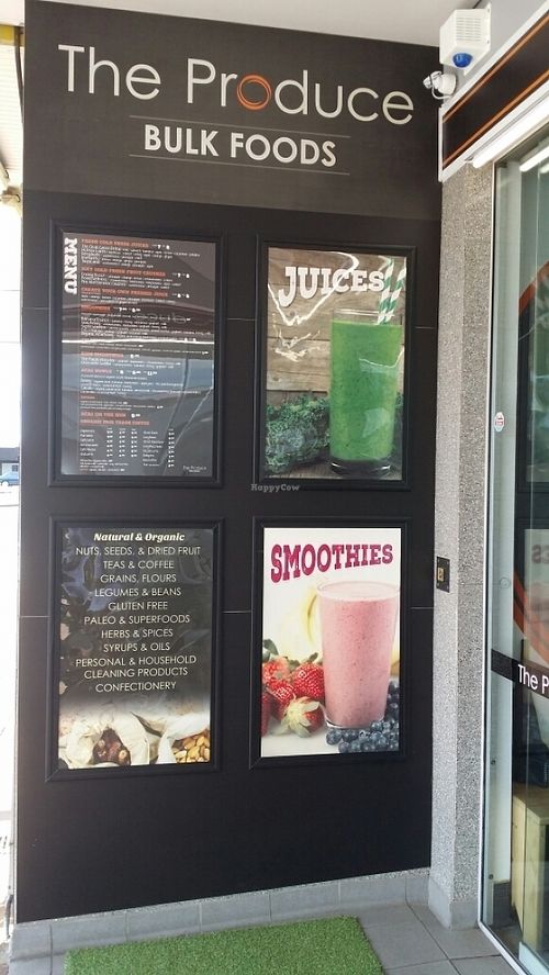 shop entrance at The Produce Bulk Foods in Ashgrove