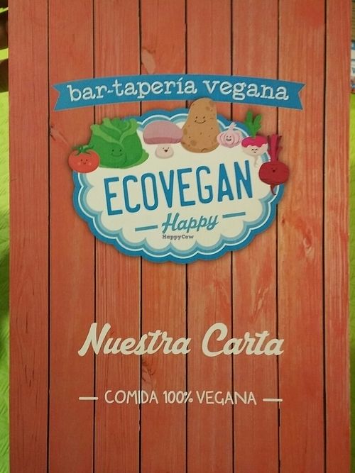 carta at Ecovegan Happy in Elche