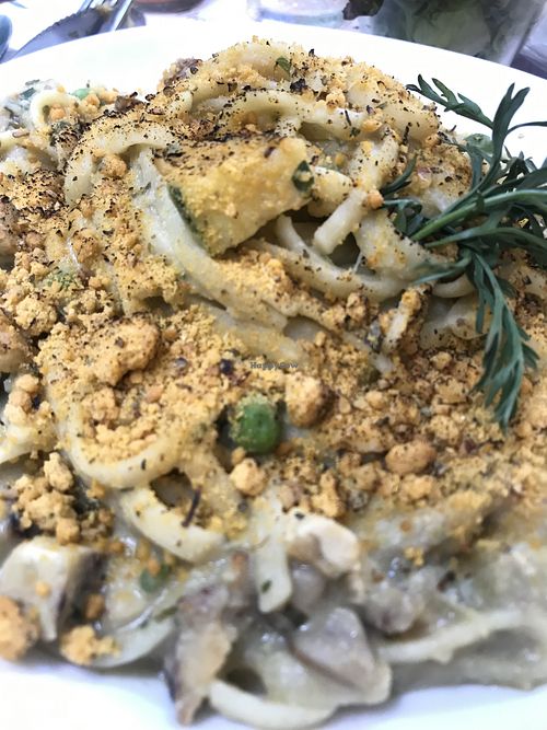 White bean spaghetti at Frutteto Cozinha Artesanal in Recife