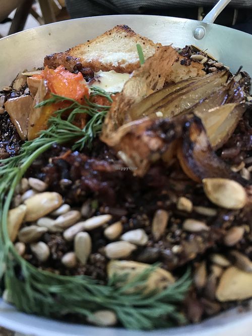 Brown rice and whine risotto with tofu at Frutteto Cozinha Artesanal in Recife