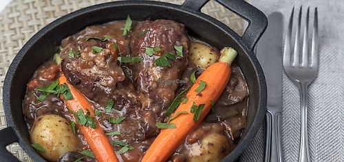 Coq au vin at Delice & Sarrasin in New York City