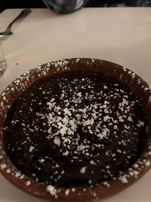 Chocolate mousse at Delice & Sarrasin in New York City