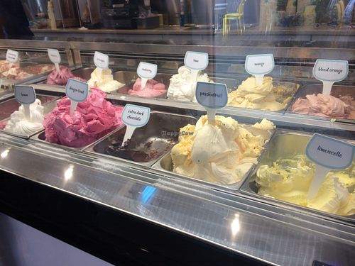 Vegan choice  at Gelateria on the Docks in Docklands
