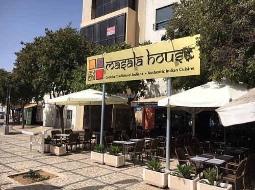 Outside  at Masala House in Portimao