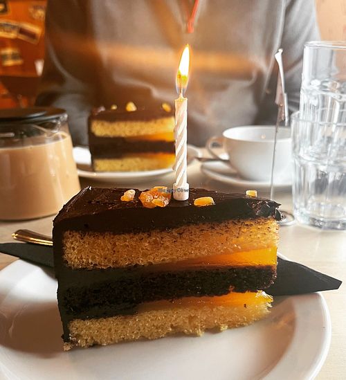 Jaffa cake cake  at Plant by Kat's Kitchen in Keswick