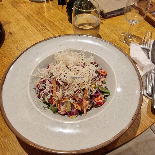 Thai noodles salad at The Allotment in Manchester