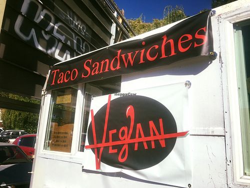 front of the truck  at Taco Sandwiches - Food Truck in Portland