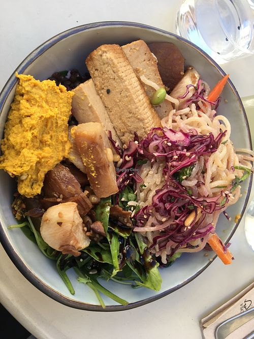 Buffet style bowl  at Joy Healthyfood in Montpellier