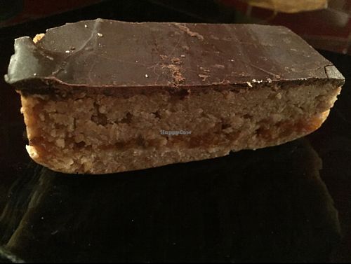 vegan flapjack  at The Green Guerrilla in Darlington
