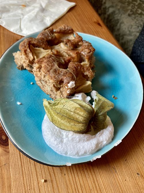 Apple Cinnamon Cake with vegan cream  at ATAYA in Berlin