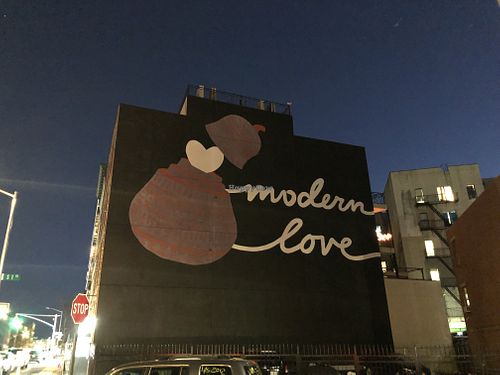 Exterior Mural!  at Modern Love in Brooklyn