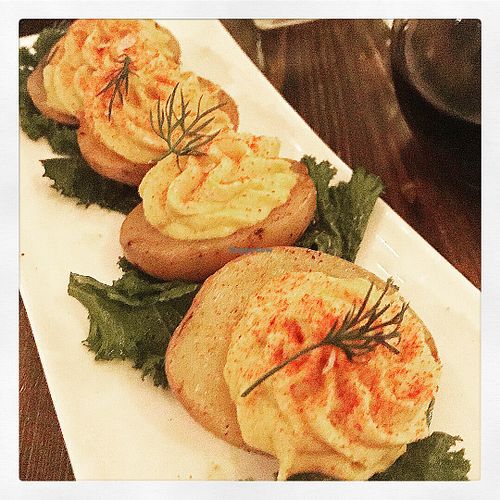 Devilled potatoes at Modern Love in Brooklyn