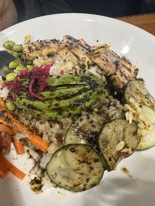 Kosher, Gluten Free , Organic! Sushi bowl   at The Pureganic Cafe in Harrison