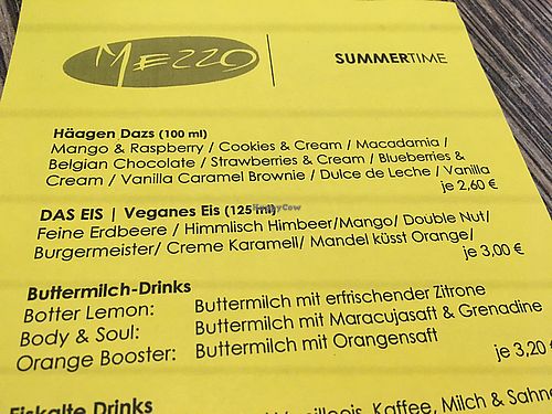vegan ice cream during summertime :)  at Mezzo  in Hannover