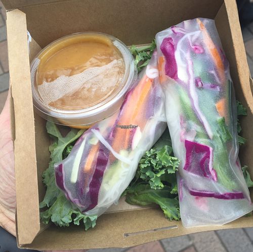 Rainbow Rolls at Amala Living Foods in Nottingham