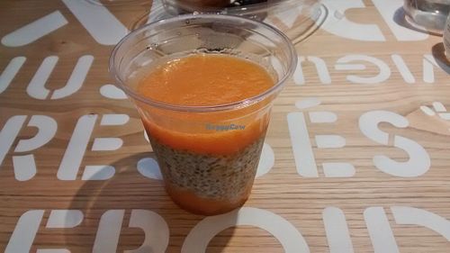 Chia and melon at rawcoco in La Rochelle