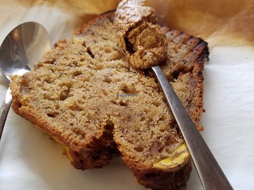 Banana bread at The Grand Howl in East London