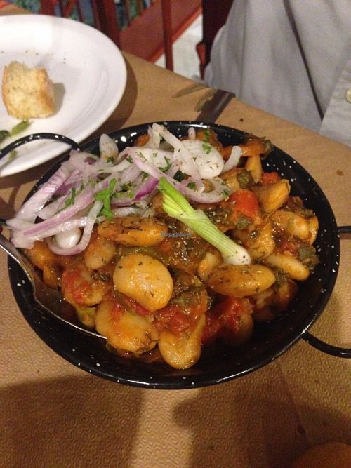 Gigantes Fournou at Marinos Restaurant in Corinth