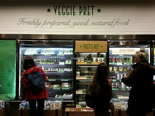 selection at Pret a Manger - Broadwick St in London