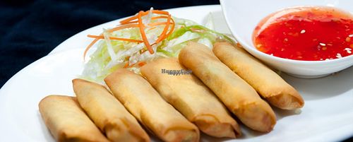 vegetable spring rolls at A-Dong in Gdynia