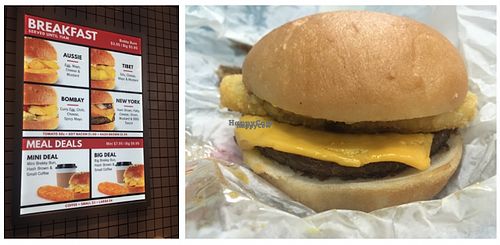 New York Breakfast Burger at Lord of the Fries in Haymarket