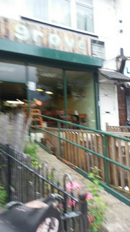 outside at The Grove in Manchester