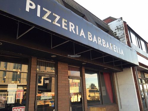 Shop Front at Pizzeria Barbarella  in Vancouver