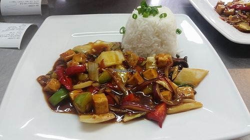 spicy tofu at Moon in Gdynia
