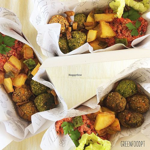 Vegan Balls - Lunch Box Take Away at GREEN - Food Van in Ericeira