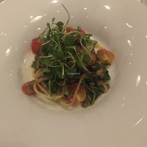 lentil salad at Hawa - Tambo del Inka in Urubamba