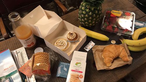 The croissant, lemon meringue pie and chai spiced cupcake were sensational, cloud cakes has got their vegan bakes down to a T, perfect! at Cloud Cakes - Mandar in Paris