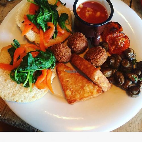 vegan breakfast at valereso lounge at Valereso Lounge in Trowbridge