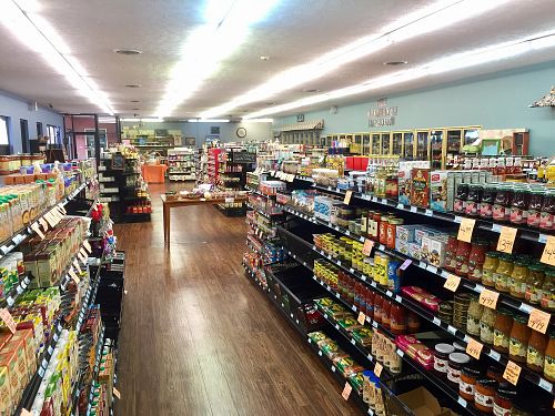 Inside store at The Wholesome Cupboard in Valparaiso