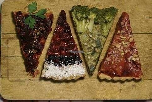 Vegan tart at Stragan Ekologiczny in Krakow