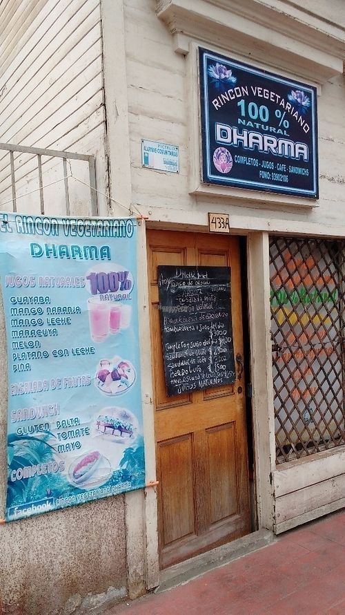 Dharma vegetarian at Dharma Vegetariano in Iquique