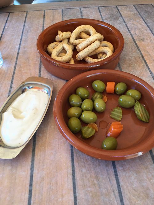 aioli (3€) at VIP Tapas in Mallorca