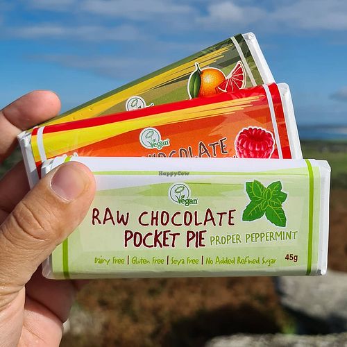 vegan  at The Raw Chocolate Pie Company  in St Ives