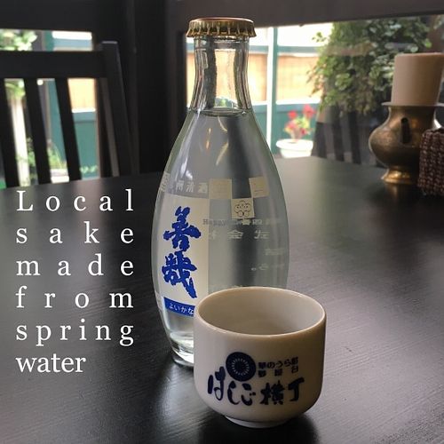 sake at Doon Shokudo Indoyama in Matsumoto