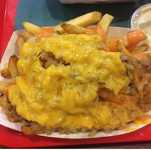 Vegan monster fries at VegeWay in Las Vegas