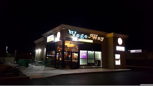 Outside at VegeWay in Las Vegas