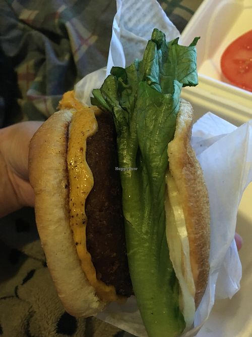 cheeseburger at VegeWay in Las Vegas