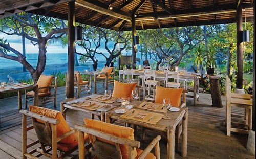 seating at The Coast in Pak Nam Pran