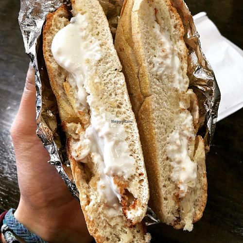 Tofuttii cream cheese  at The Cosmic Cup in Easton